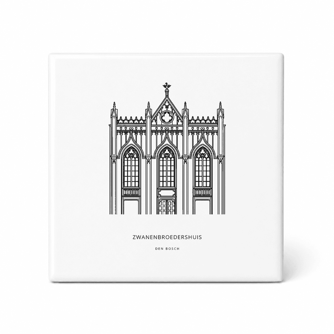 Zwanenbroedershuis tegeltje – Den Bosch