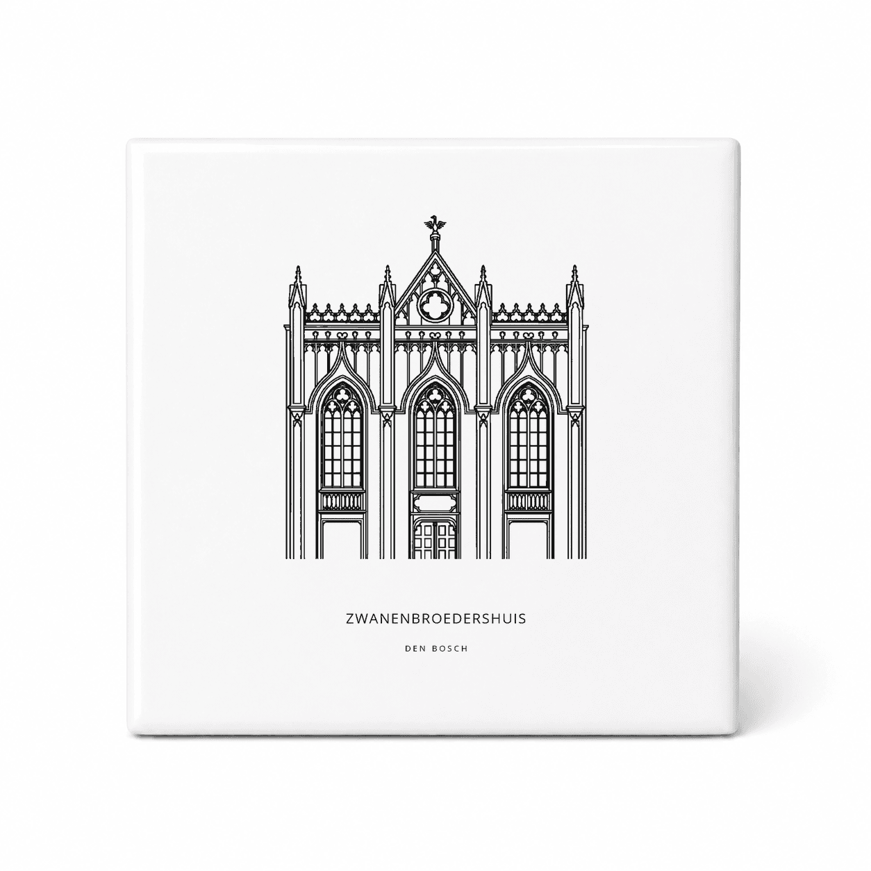 Zwanenbroedershuis tegeltje – Den Bosch