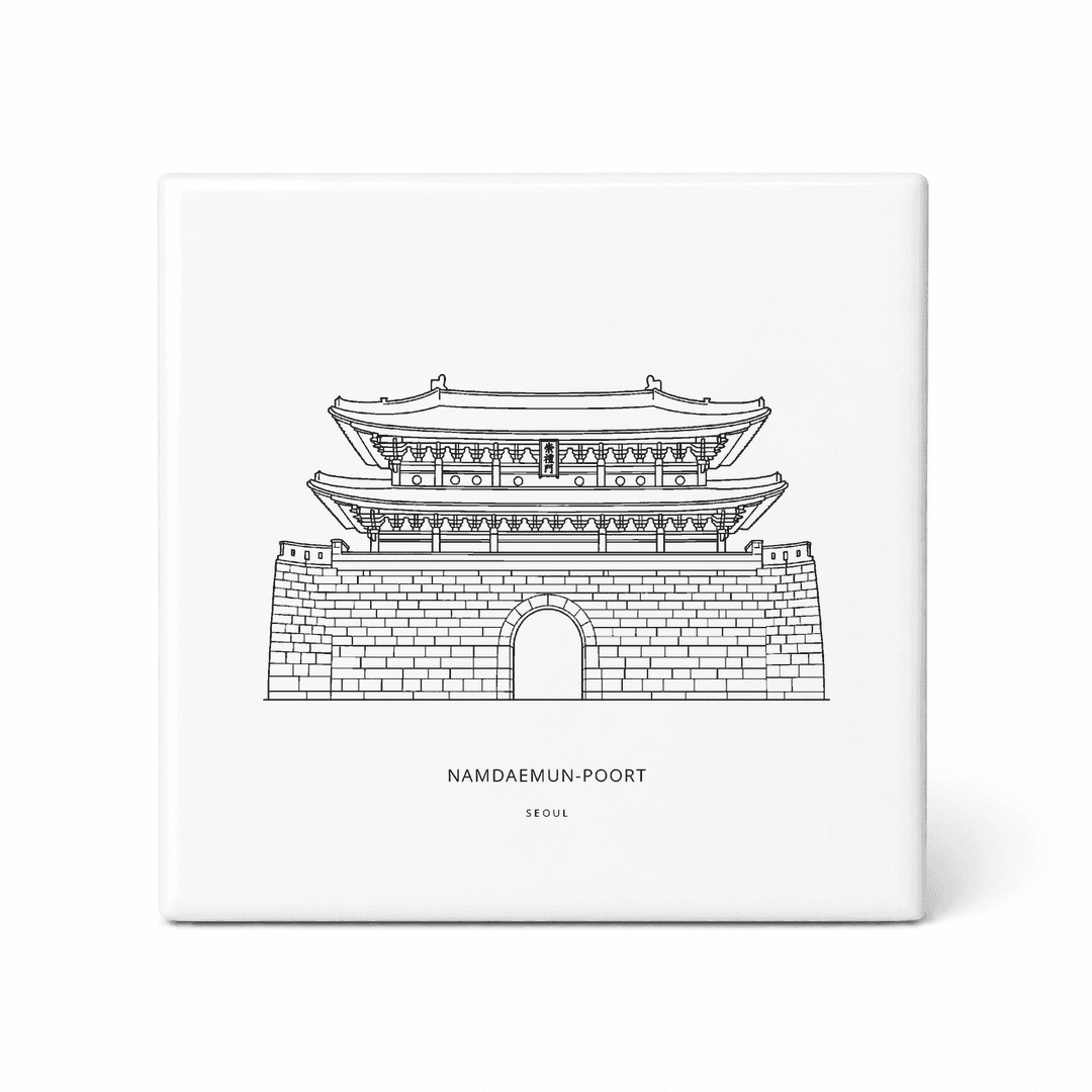Namdaemun-poort tegeltje – Seoul