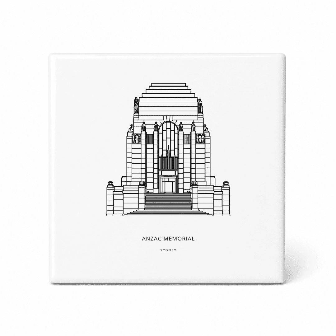 Anzac Memorial tegeltje – Sydney
