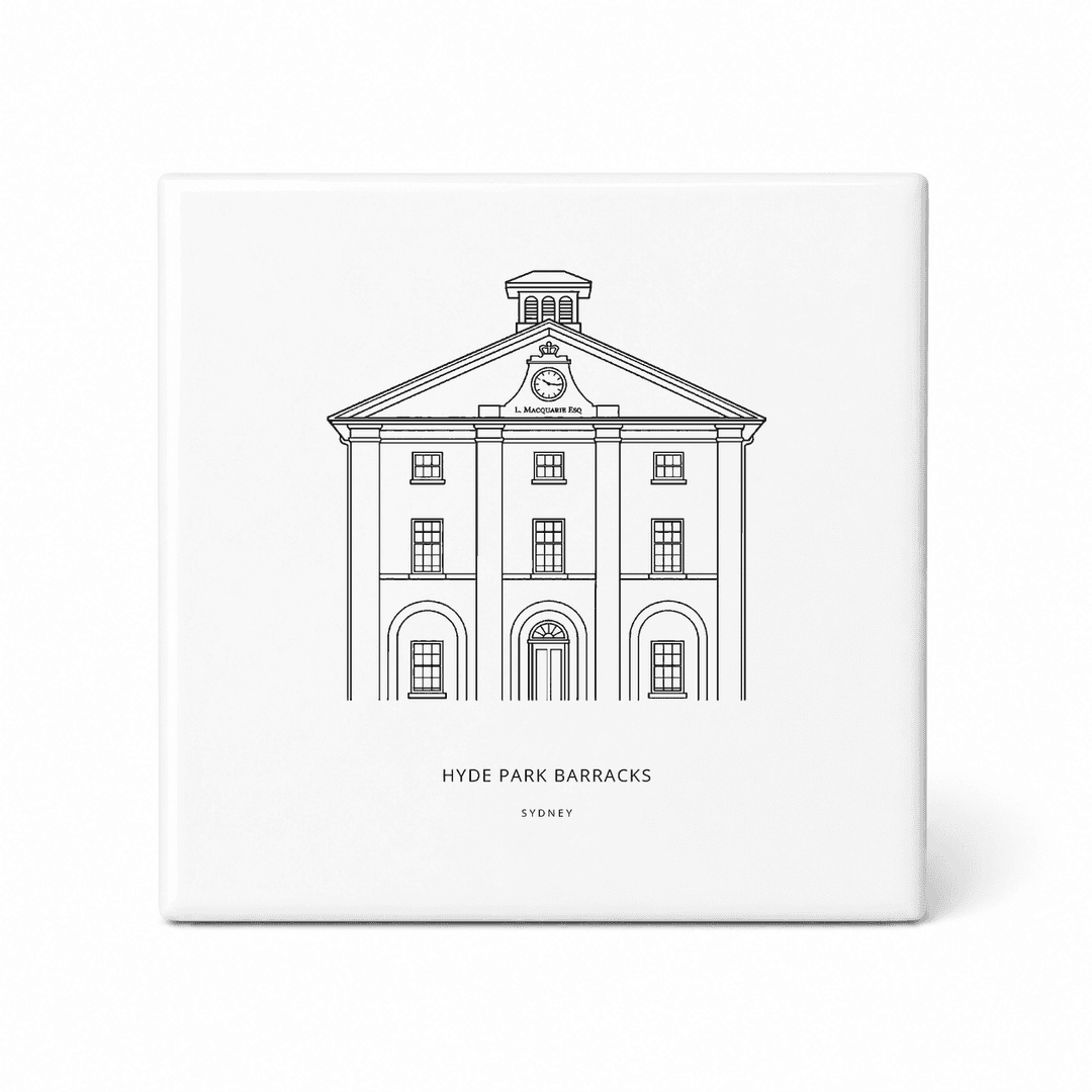 Hyde Park Barracks tegeltje – Sydney