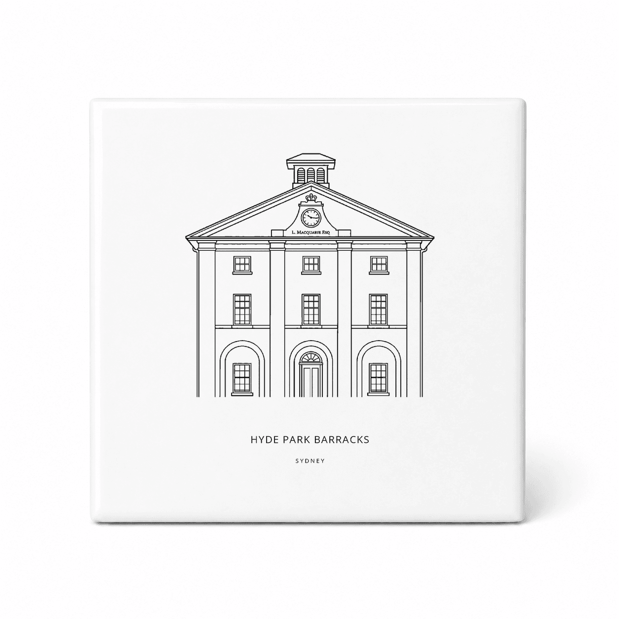 Hyde Park Barracks tegeltje – Sydney