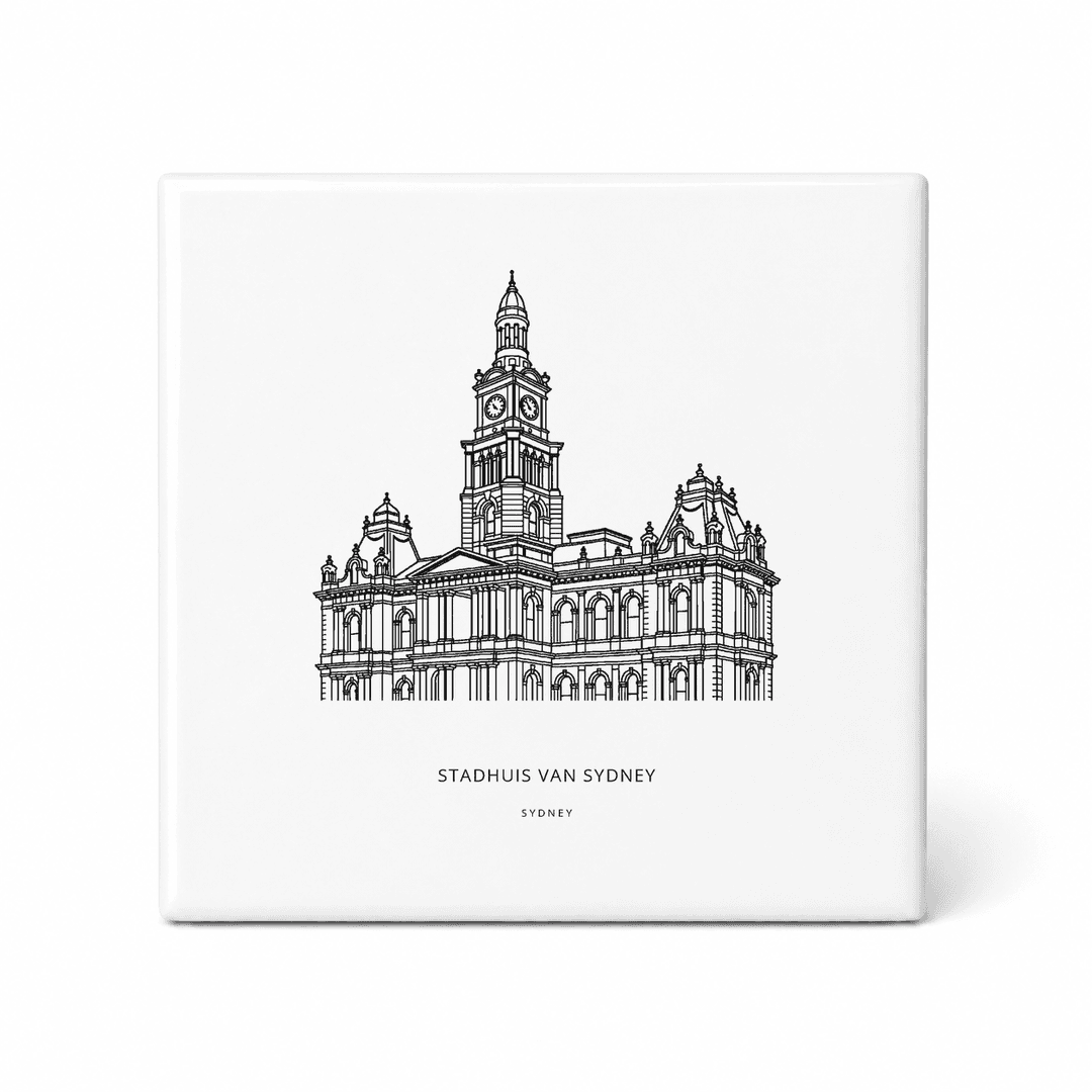 Stadhuis van Sydney tegeltje – Sydney