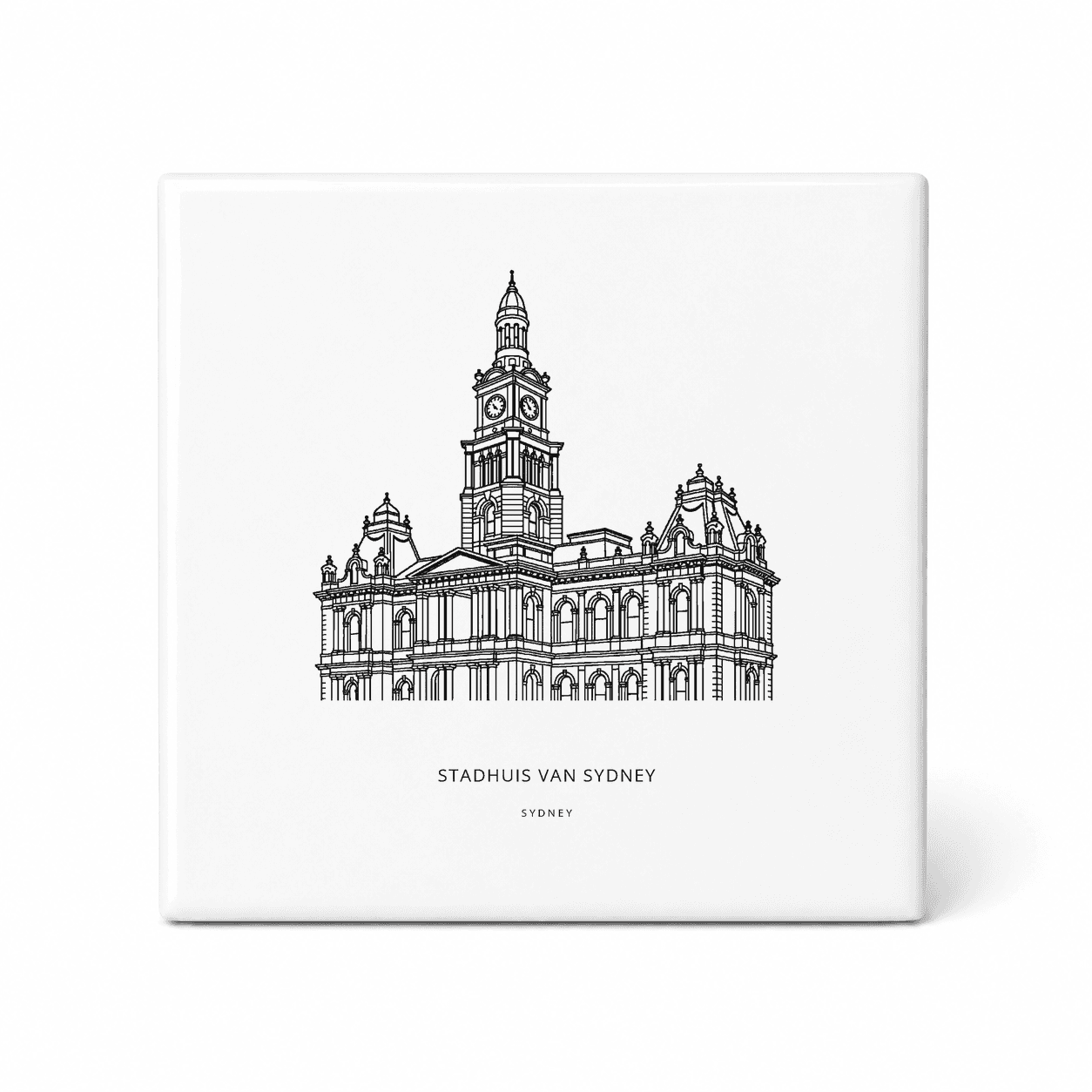 Stadhuis van Sydney tegeltje – Sydney