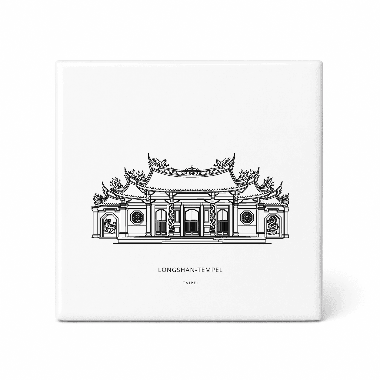 Longshan-tempel tegeltje – Taipei