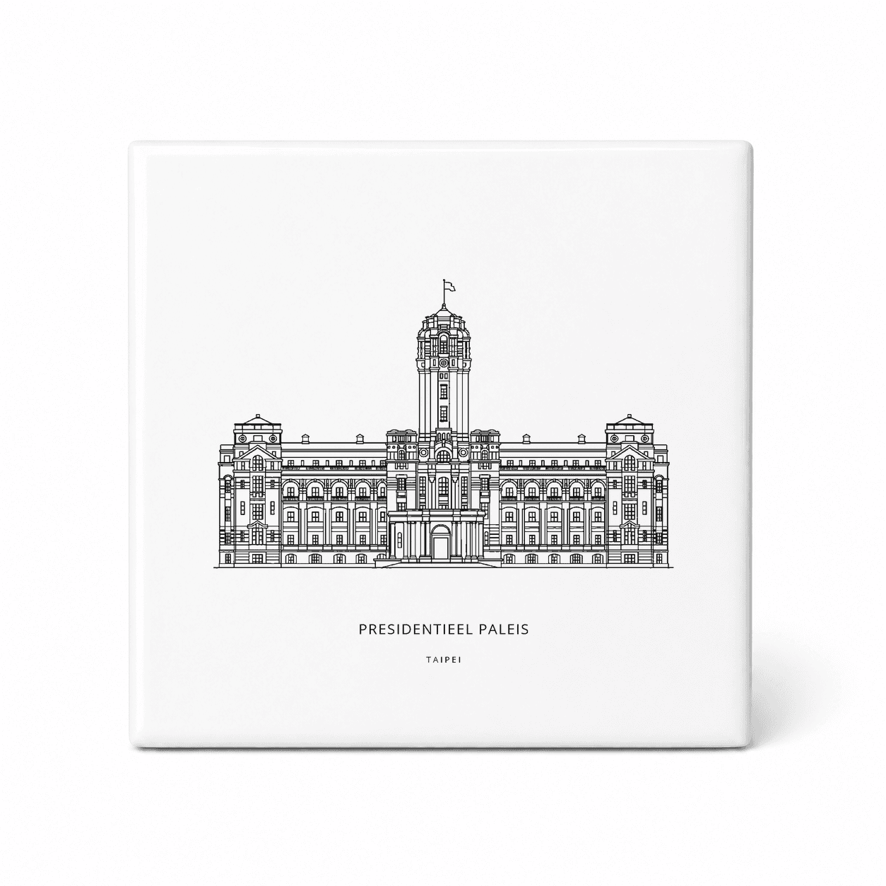 Presidentieel Paleis tegeltje – Taipei