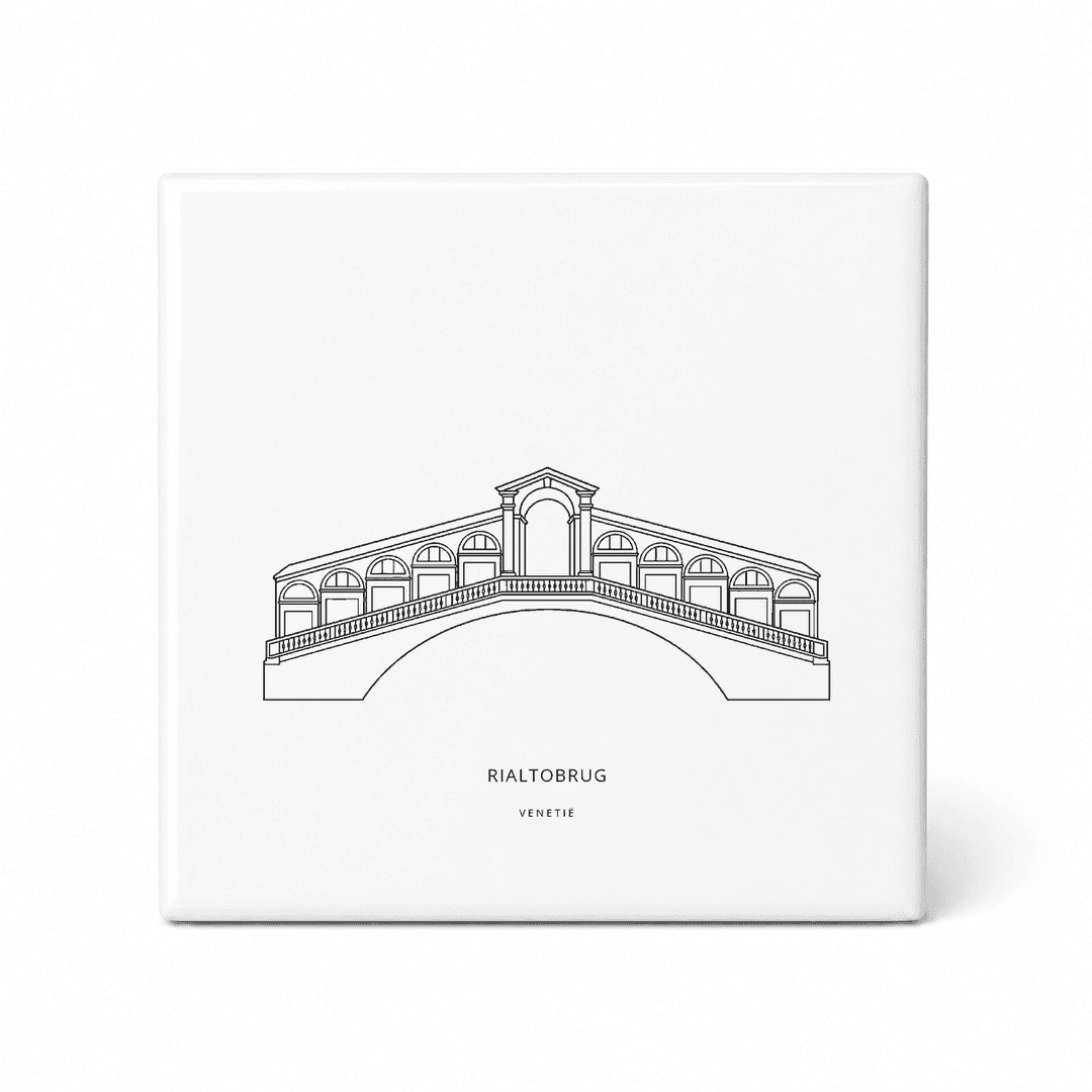 Rialtobrug tegeltje – Venetië