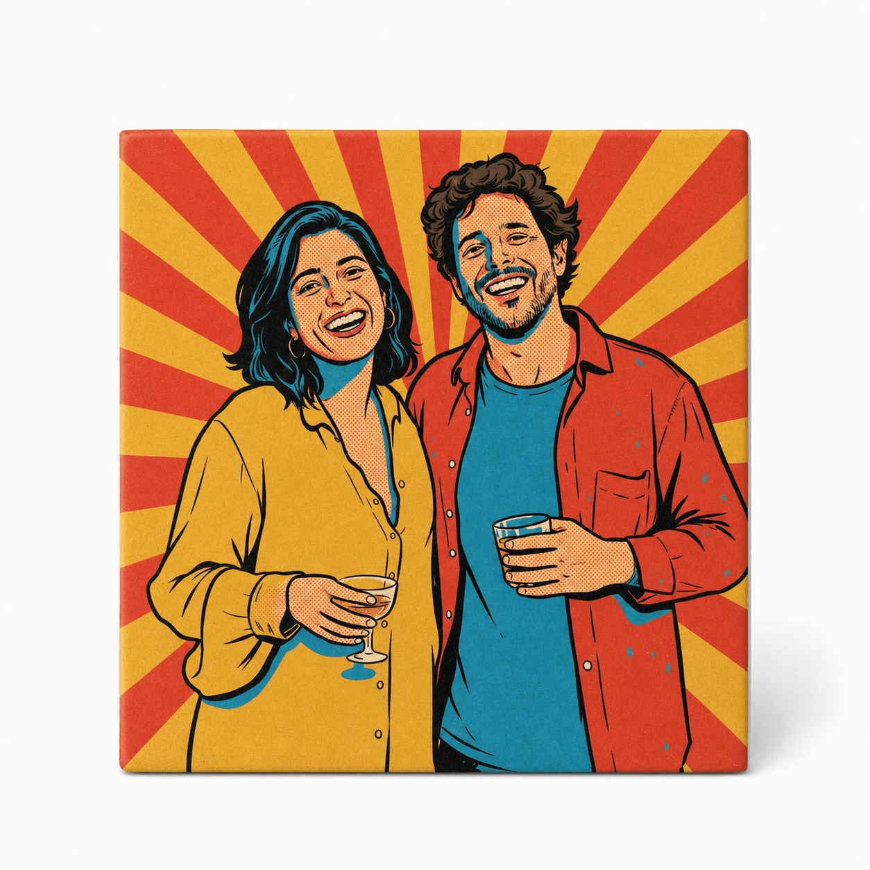 Comic tegeltje – kandidaat in Stadskaart-presentatie (nog niet actief)
