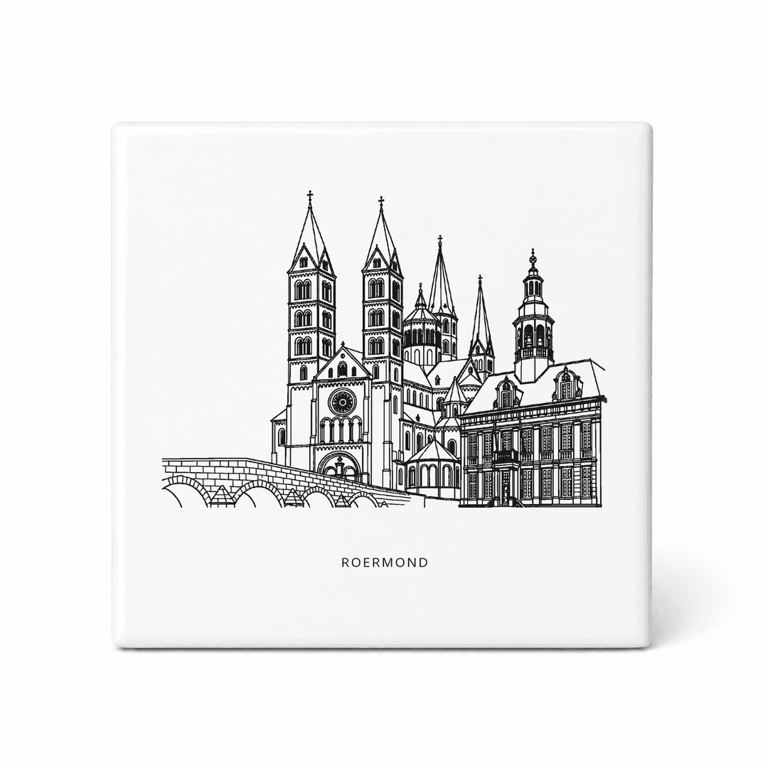 Roermond stadsbeeld tegeltje