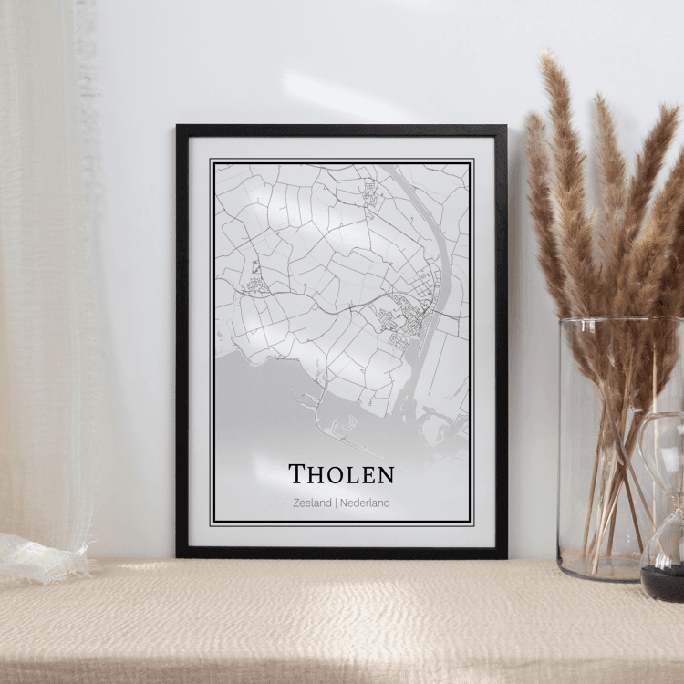 Plattegrond Tholen poster 2