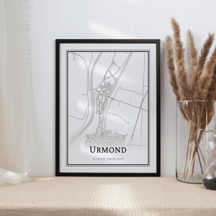 Plattegrond Urmond poster 2