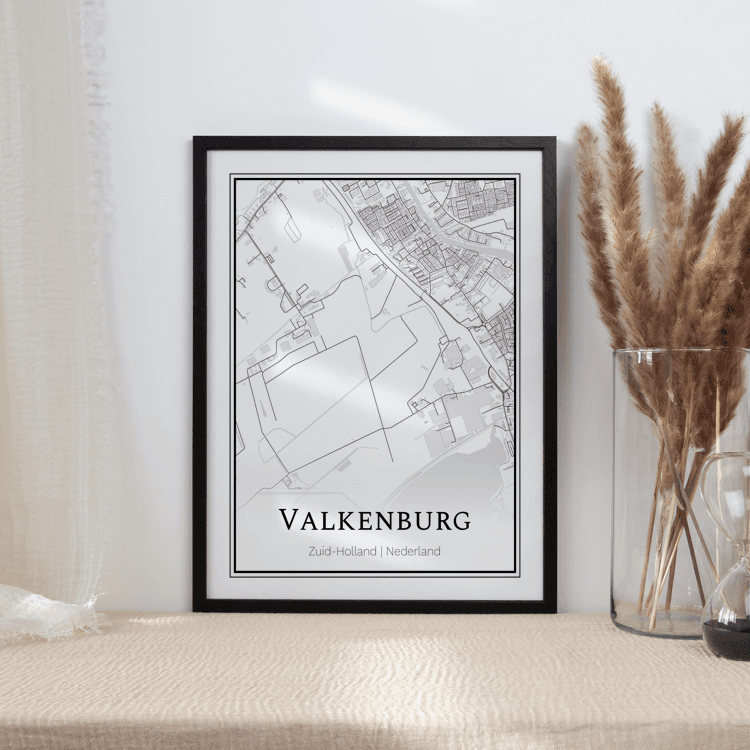 Plattegrond Valkenburg poster 2