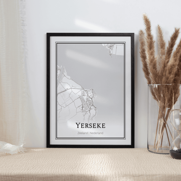 Plattegrond Yerseke poster 2