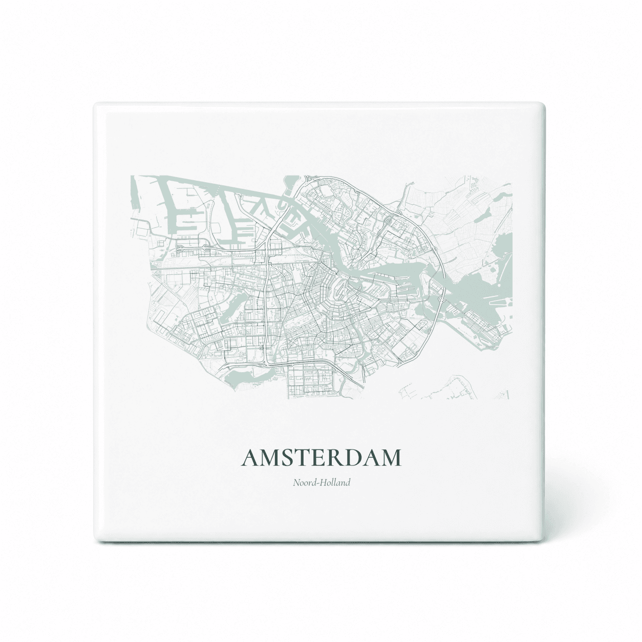 Kaarttegeltje Amsterdam – kaartportret 3