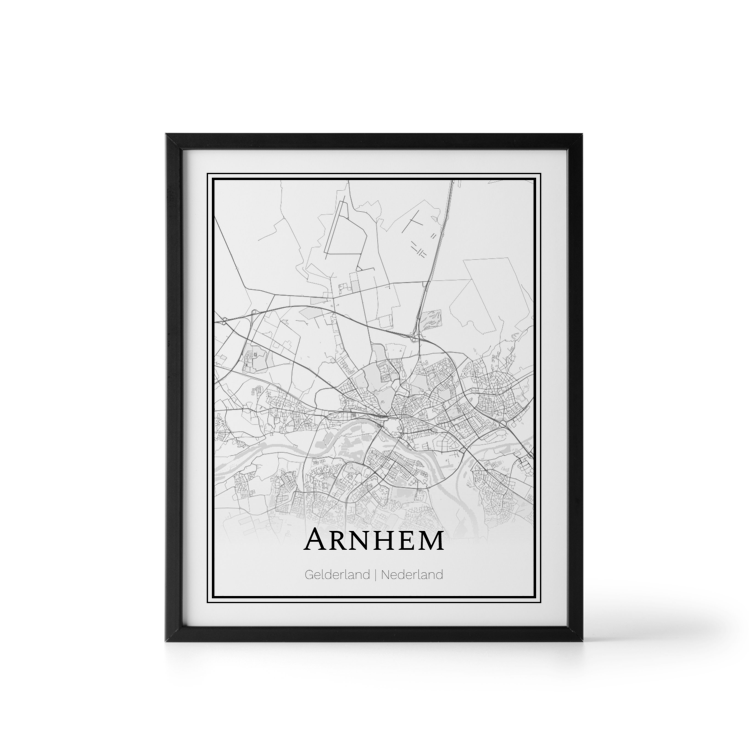 Plattegrond Arnhem Poster Where It Happened